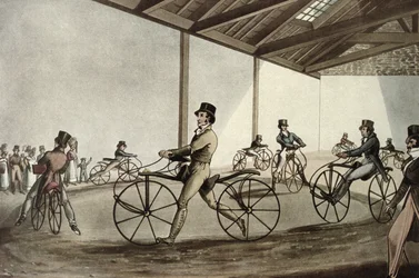 De Voetgangerskoets gepatenteerd door Dennis Johnson, c.1819